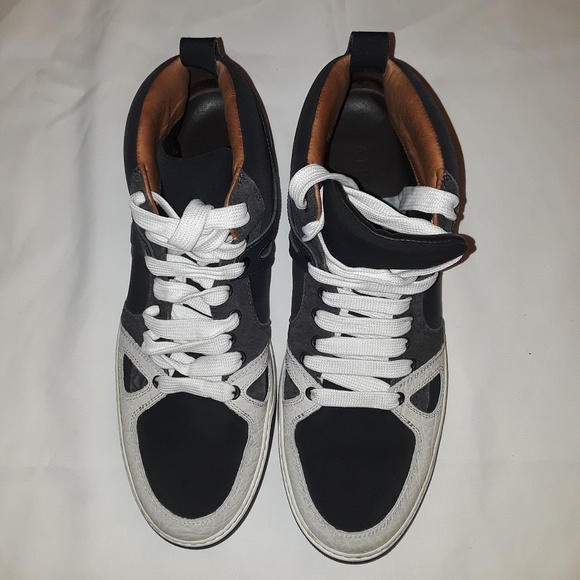 Lanvin Other - LANVIN Mixed-Fabric High Sneaker